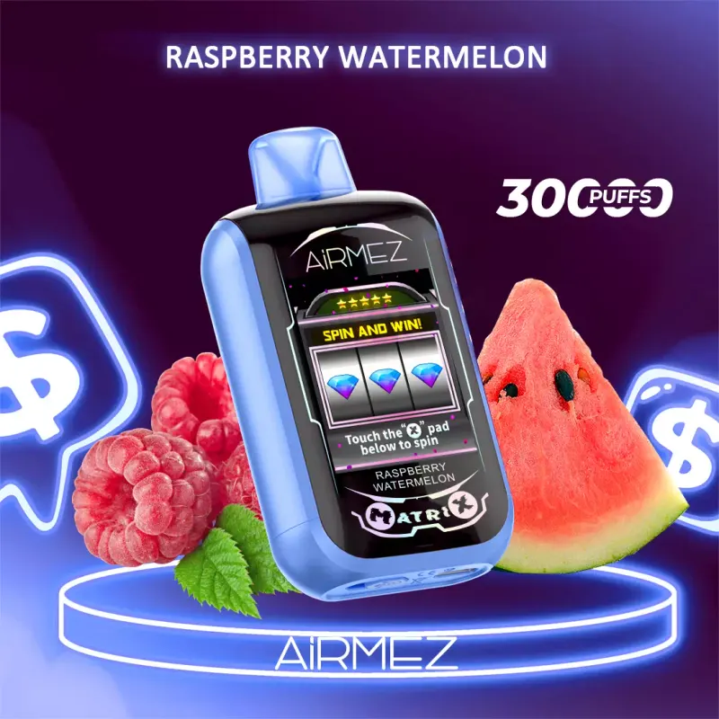 Airmez Matrix Pro 30000 Puffs – Raspberry Watermelon