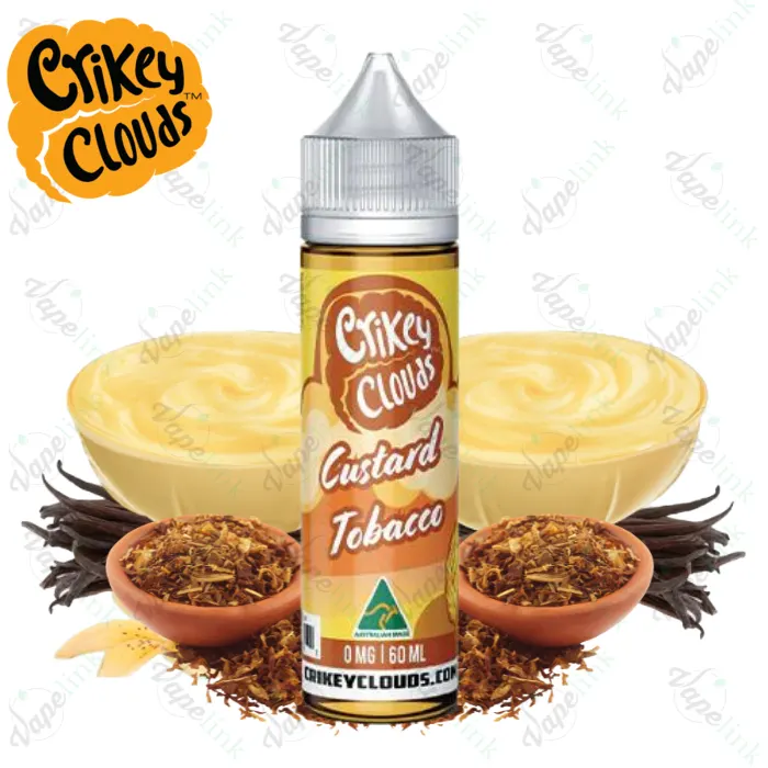 Crikey Clouds | Tobacco Range | Custard Tobacco 60ml