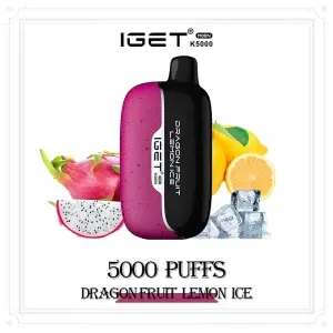 Dragon Fruit Lemon Ice – IGET Moon 5000 Puffs