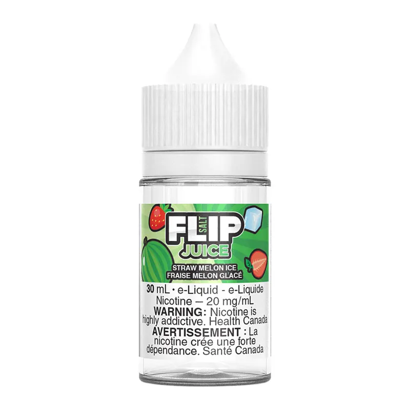Flip Juice Salt-Nic E-Liquid – Straw Melon Ice 30ml
