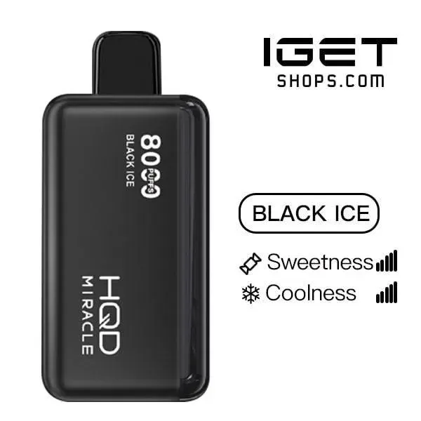 HQD Miracle 8000 – Black Ice
